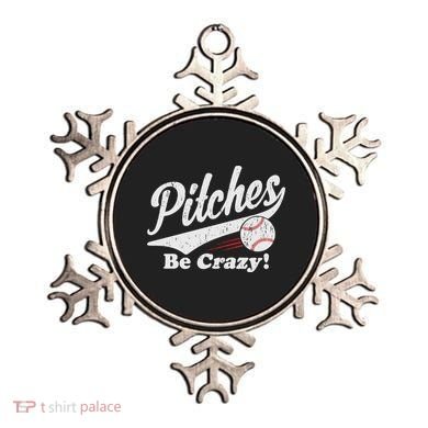 PITCHES BE CRAZY FUNNY BASEBALL MEME Ornament