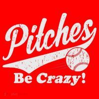 PITCHES BE CRAZY FUNNY BASEBALL MEME Santa Hat thumb 1
