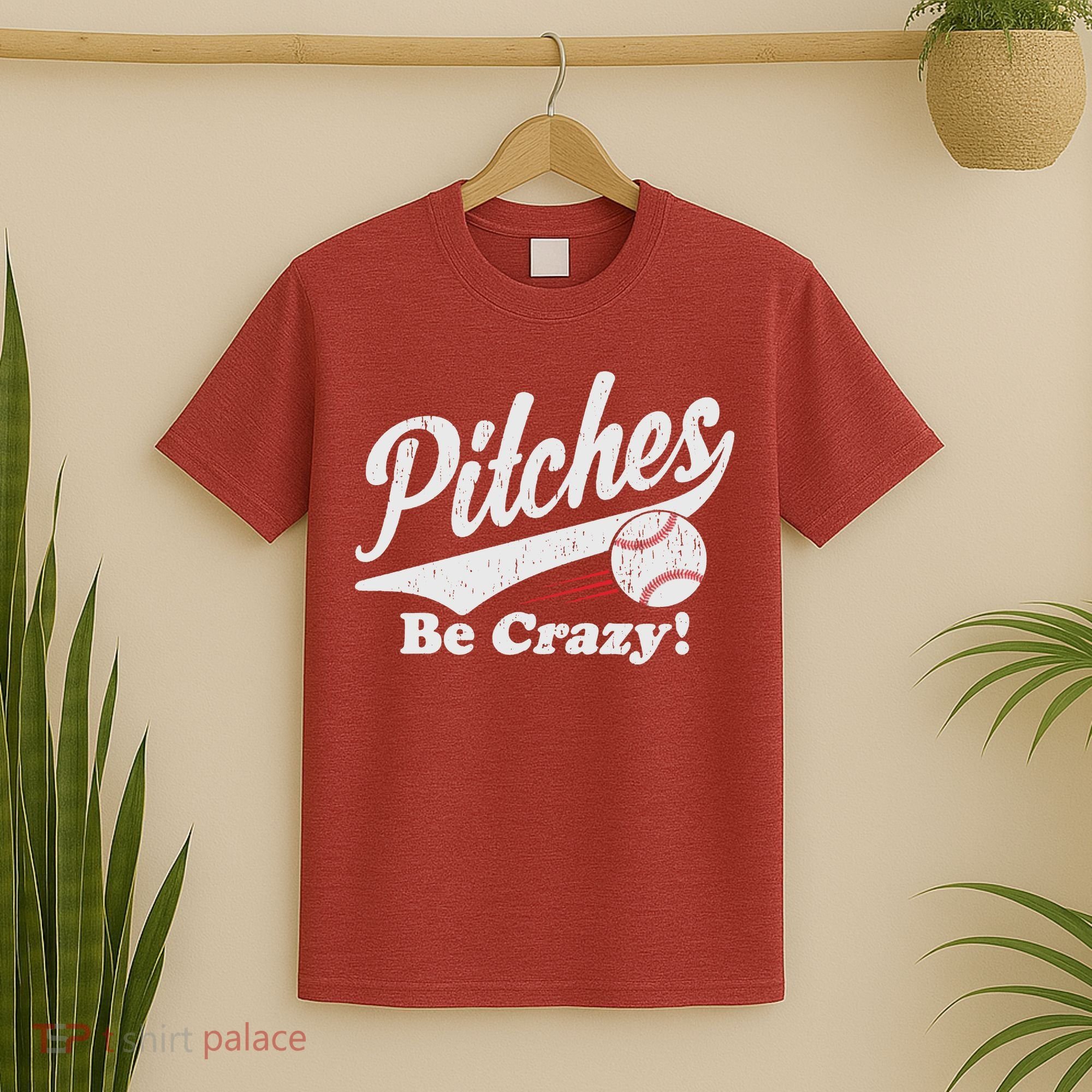 PITCHES BE CRAZY FUNNY BASEBALL MEME T-Shirt