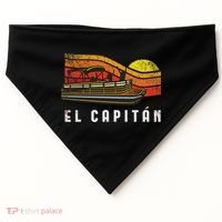 Pontoon Boat Captain El Capitan USA-Made Doggie Bandana thumb 0