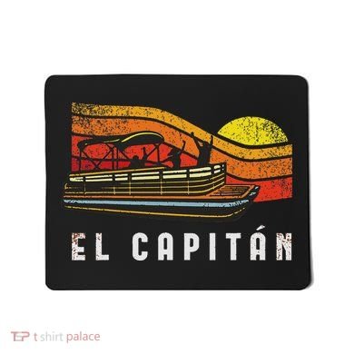 Pontoon Boat Captain El Capitan Mousepad