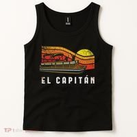 Pontoon Boat Captain El Capitan Tank Top thumb 2