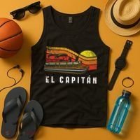 Pontoon Boat Captain El Capitan Tank Top thumb 4