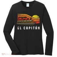 Pontoon Boat Captain El Capitan Women's Long Sleeve Shirt thumb 0