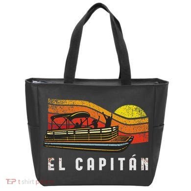 Pontoon Boat Captain El Capitan Tote Bag