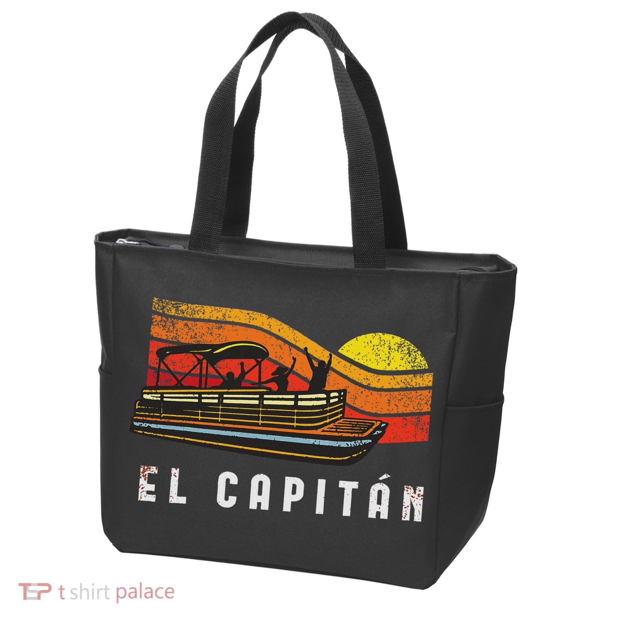 Pontoon Boat Captain El Capitan Tote Bag