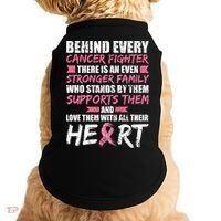 Pink Breast Cancer Support Breast Cancer Women Doggie Tank thumb 0