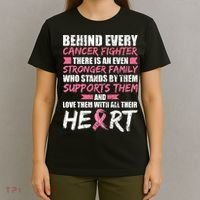 Pink Breast Cancer Support Breast Cancer Women T-Shirt thumb 4
