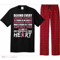 Pink Breast Cancer Support Breast Cancer Women Pajama Set thumb 0