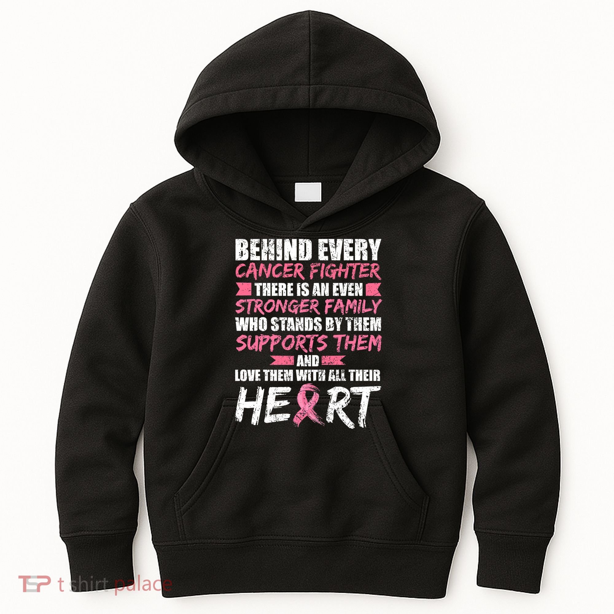 Pink Breast Cancer Support Breast Cancer Women Kids Hoodie