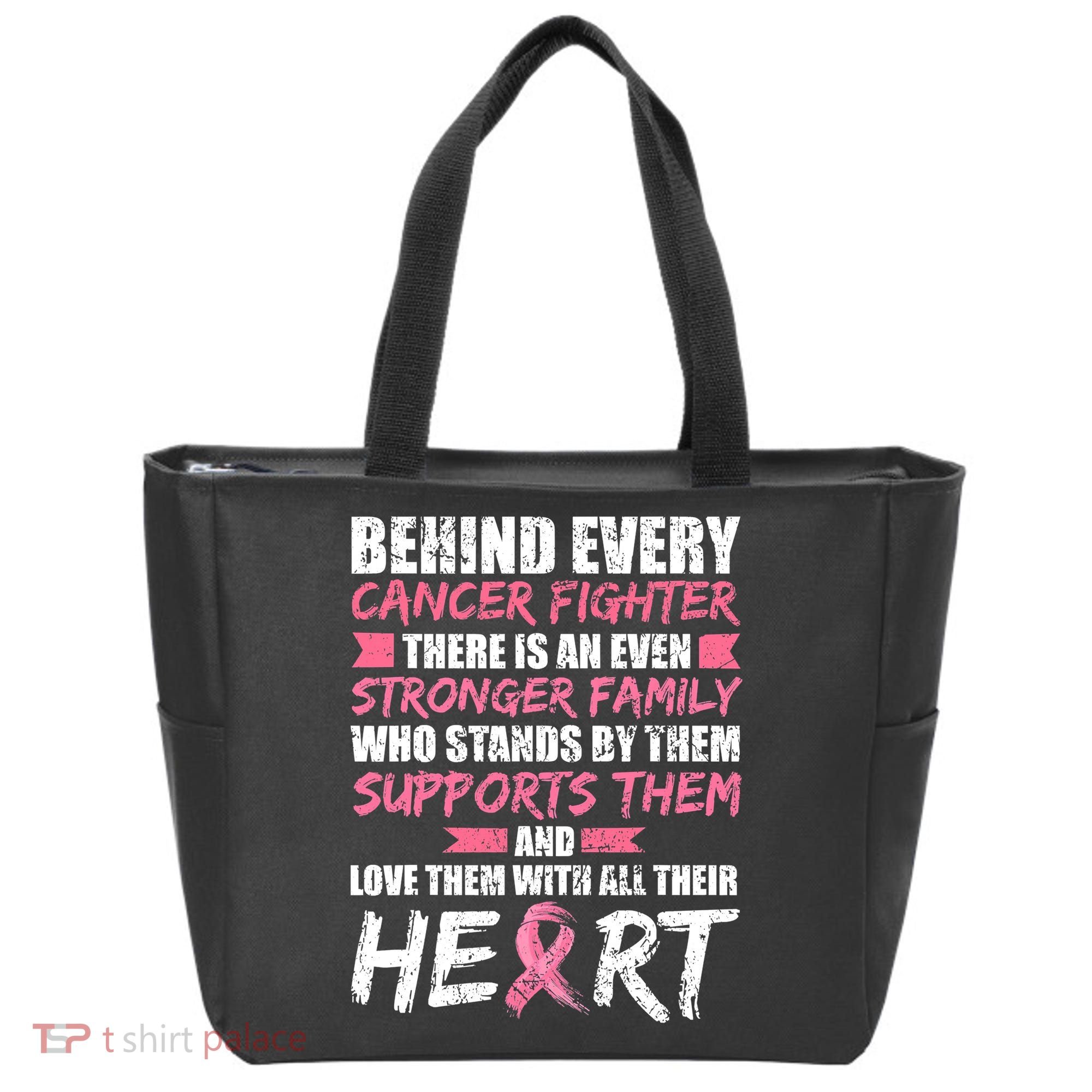 Pink Breast Cancer Support Breast Cancer Women Tote Bag