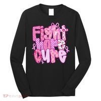 Preppy Breast Cancer Survivor Fight Hope Cure Long Sleeve Shirt thumb 0