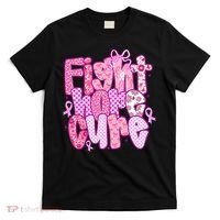 Preppy Breast Cancer Survivor Fight Hope Cure T-Shirt thumb 0