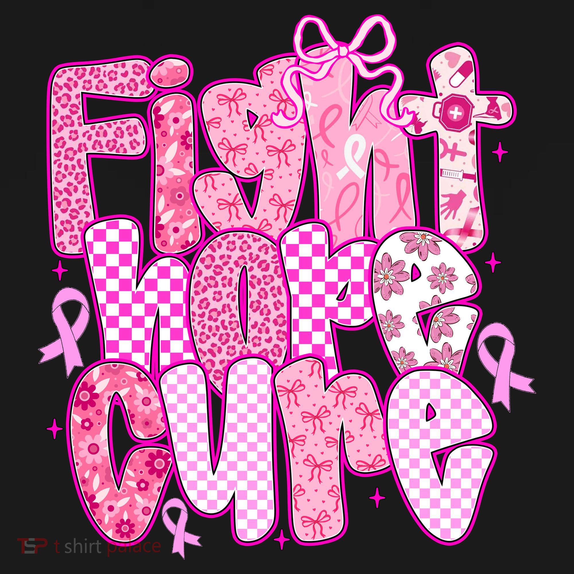 Preppy Breast Cancer Survivor Fight Hope Cure Women's Hoodie