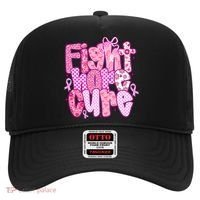 Preppy Breast Cancer Survivor Fight Hope Cure Hat thumb 0