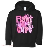 Preppy Breast Cancer Survivor Fight Hope Cure Toddler Hoodie thumb 0