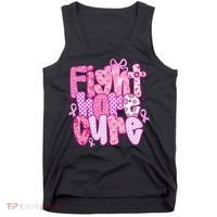 Preppy Breast Cancer Survivor Fight Hope Cure Tank Top thumb 0