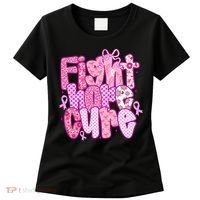 Preppy Breast Cancer Survivor Fight Hope Cure Women's T-Shirt thumb 0