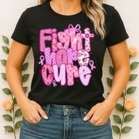 Preppy Breast Cancer Survivor Fight Hope Cure Women's T-Shirt thumb 2