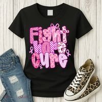 Preppy Breast Cancer Survivor Fight Hope Cure Women's T-Shirt thumb 3