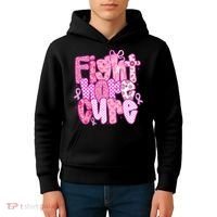 Preppy Breast Cancer Survivor Fight Hope Cure Kids Hoodie thumb 4