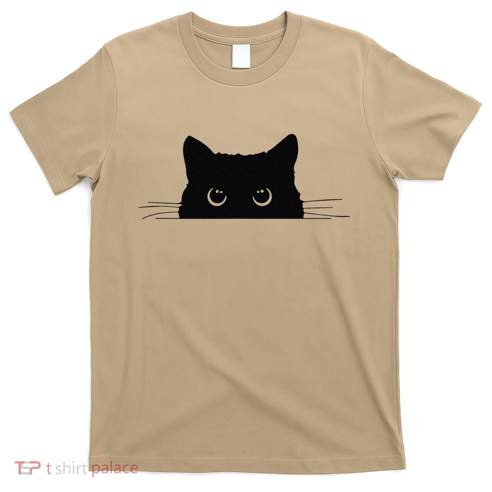 Pocket Black Cat Lover Gift T-Shirt
