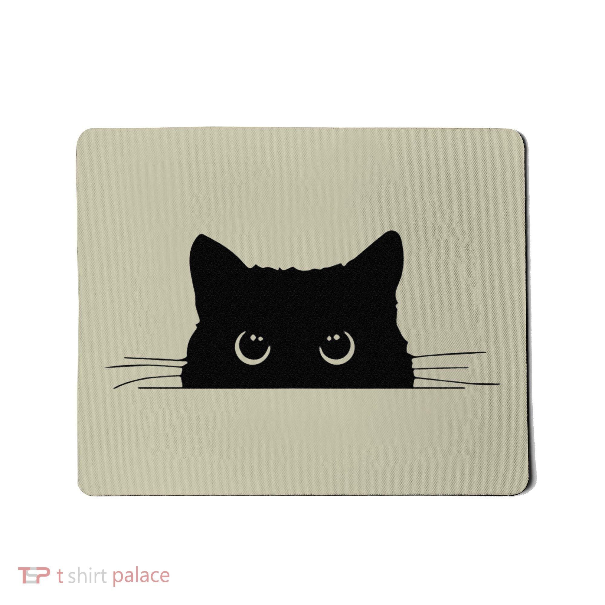 Pocket Black Cat Lover Gift Mousepad
