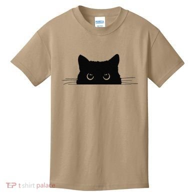 Pocket Black Cat Lover Gift Kids T-Shirt