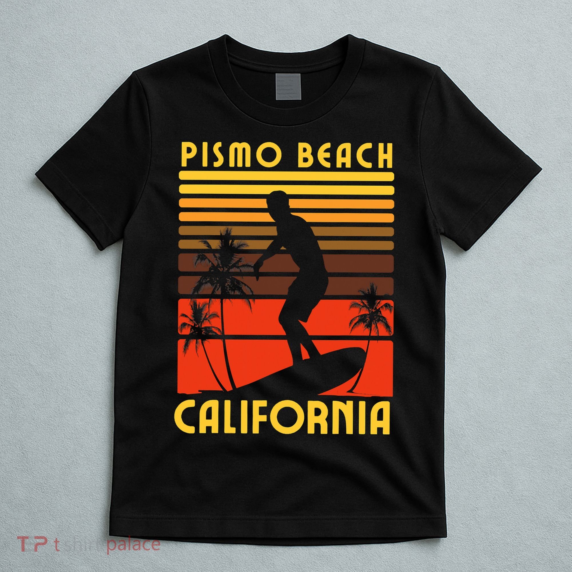 Pismo Beach California Surf Summer Vacation Vintage T-Shirt