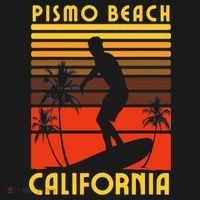 Pismo Beach California Surf Summer Vacation Vintage T-Shirt thumb 7