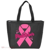 Pinktober Breast Cancer Awareness October Tote Bag thumb 0
