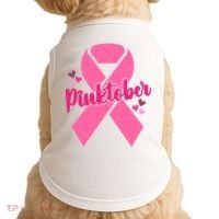 Pinktober Breast Cancer Awareness October Doggie Tank thumb 0