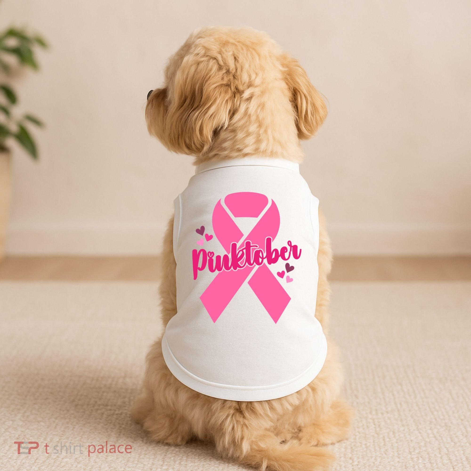 Pinktober Breast Cancer Awareness October Doggie Tank