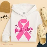 Pinktober Breast Cancer Awareness October Hoodie thumb 4