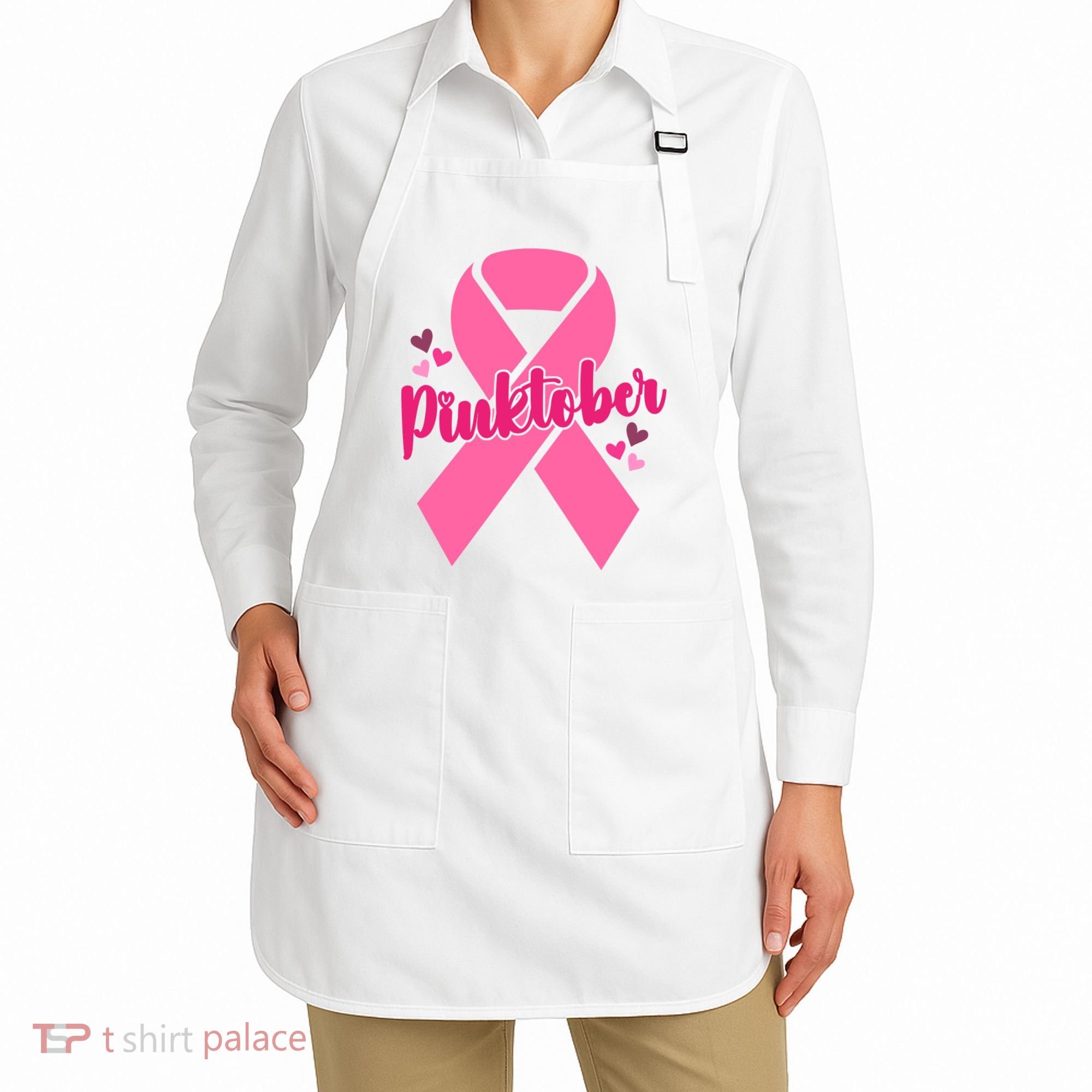Pinktober Breast Cancer Awareness October Apron