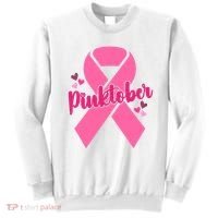 Pinktober Breast Cancer Awareness October Sweatshirt thumb 0