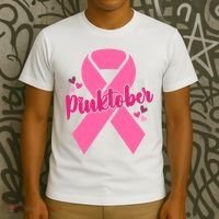 Pinktober Breast Cancer Awareness October T-Shirt thumb 3
