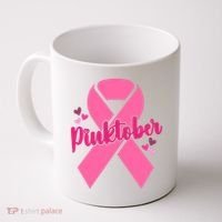 Pinktober Breast Cancer Awareness October Coffee Mug thumb 0