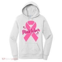 Pinktober Breast Cancer Awareness October Women's Hoodie thumb 0