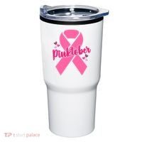Pinktober Breast Cancer Awareness October Tumbler thumb 0