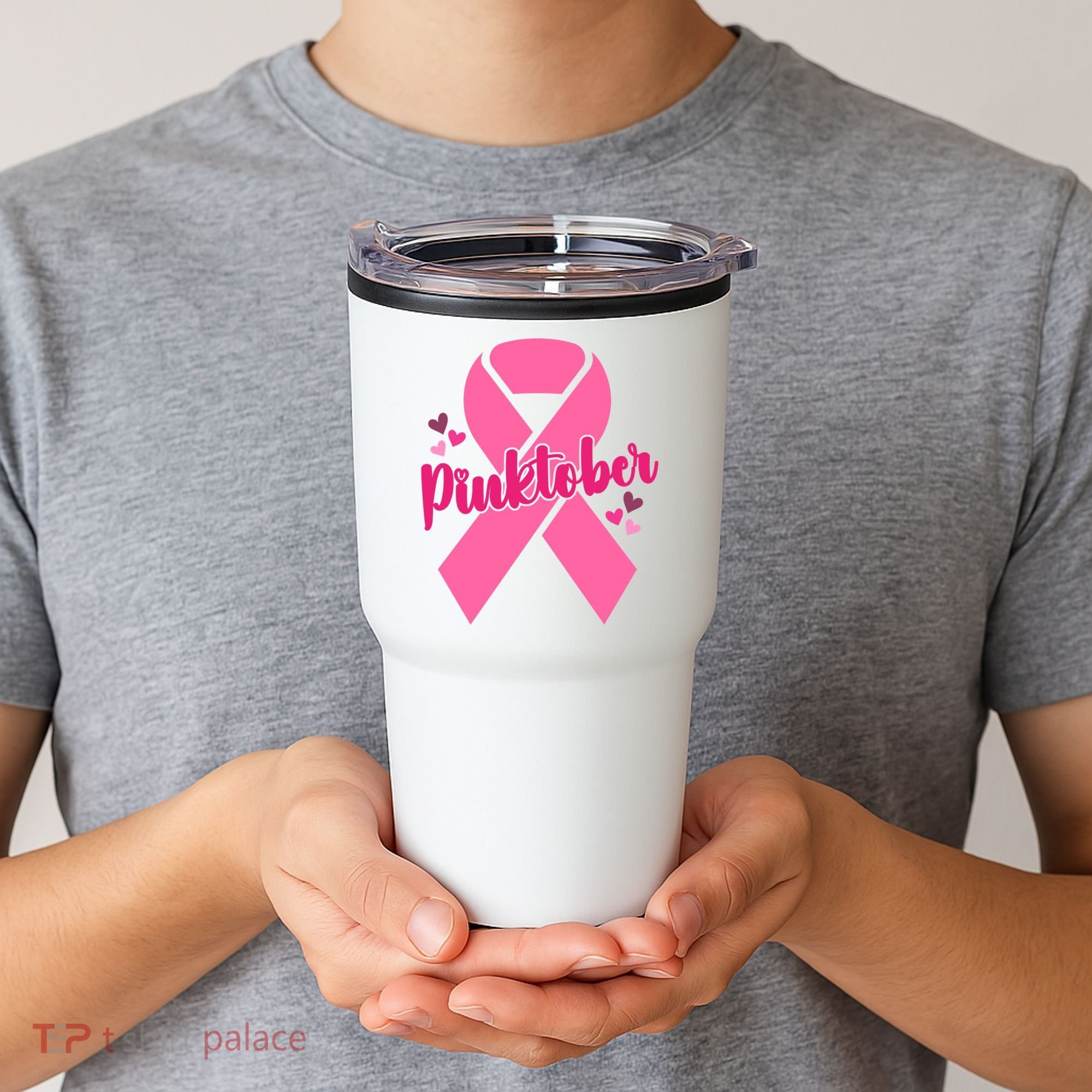 Pinktober Breast Cancer Awareness October Tumbler