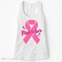 Pinktober Breast Cancer Awareness October Women's Tank Top thumb 0