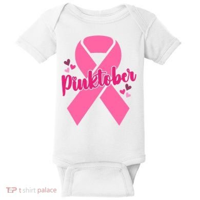 Pinktober Breast Cancer Awareness October Baby Bodysuit