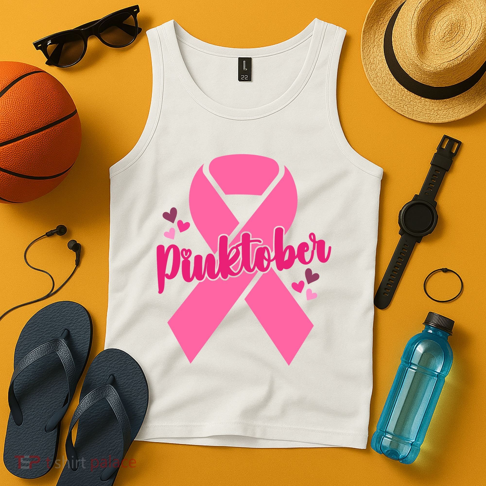 Pinktober Breast Cancer Awareness October Tank Top