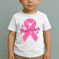Pinktober Breast Cancer Awareness October Toddler T-Shirt thumb 2