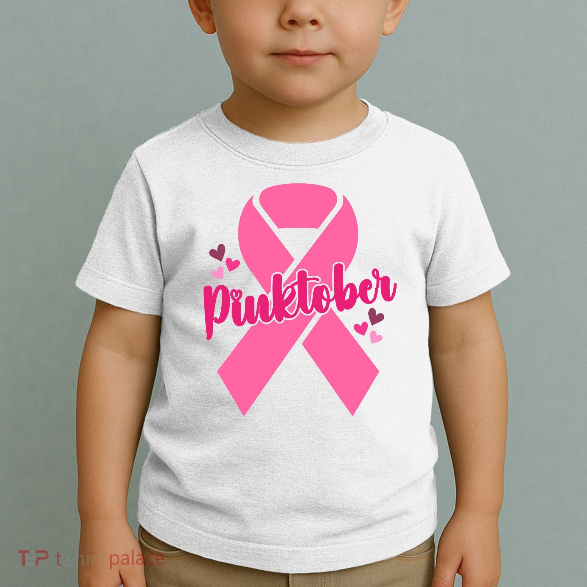 Pinktober Breast Cancer Awareness October Toddler T-Shirt