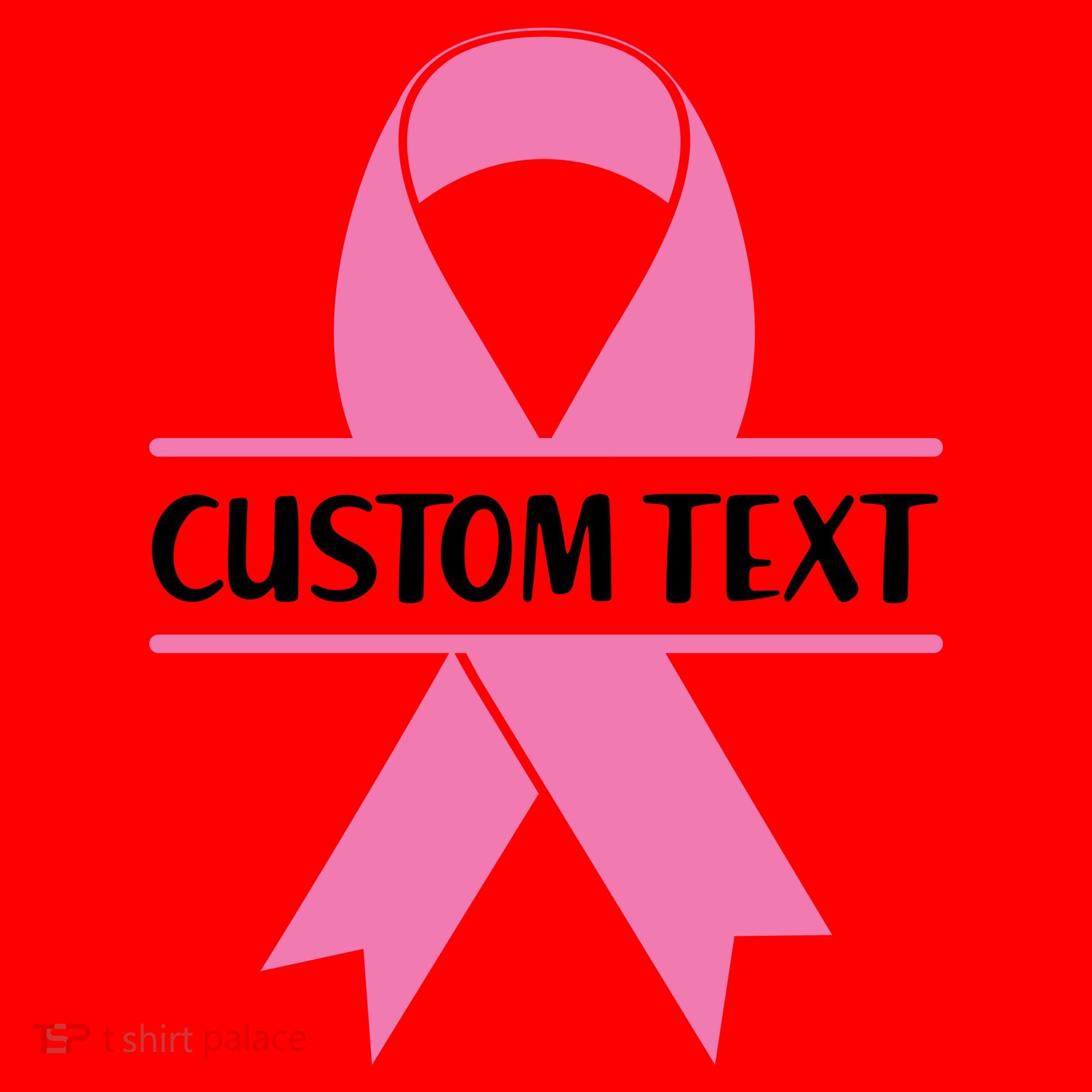 Personalize Breast Cancer Awareness Custom Text Santa Hat