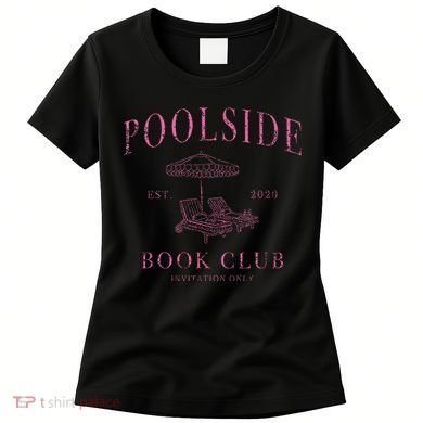 Poolside Book Club Relaxing Design Women's T-Shirt