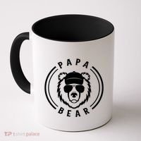 Papa Bear Cool Gift Coffee Mug thumb 0