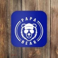 Papa Bear Cool Gift Coaster thumb 0
